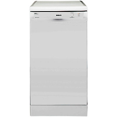 Beko DSFS1531W Slimline Freestanding Dishwasher, White Beko DSFS1531W Slimline Freestanding Dishwasher, White